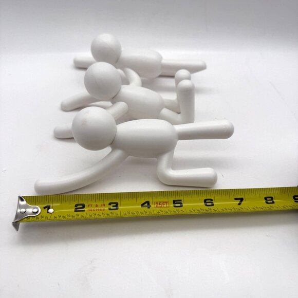 Umbra Buddy Wall Hooks – White Climbing Figures Alan Wisniewski Design Set of 3 - Picture 7 of 8